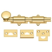 Deltana 12SBCS5 Hd Concealed Screw Solid Brass 12-Inch Surface Bolt
